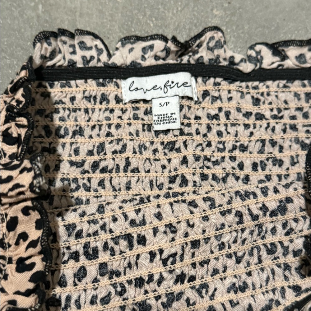 Cheetah Print Tube Top Dress - Picture 4 of 4